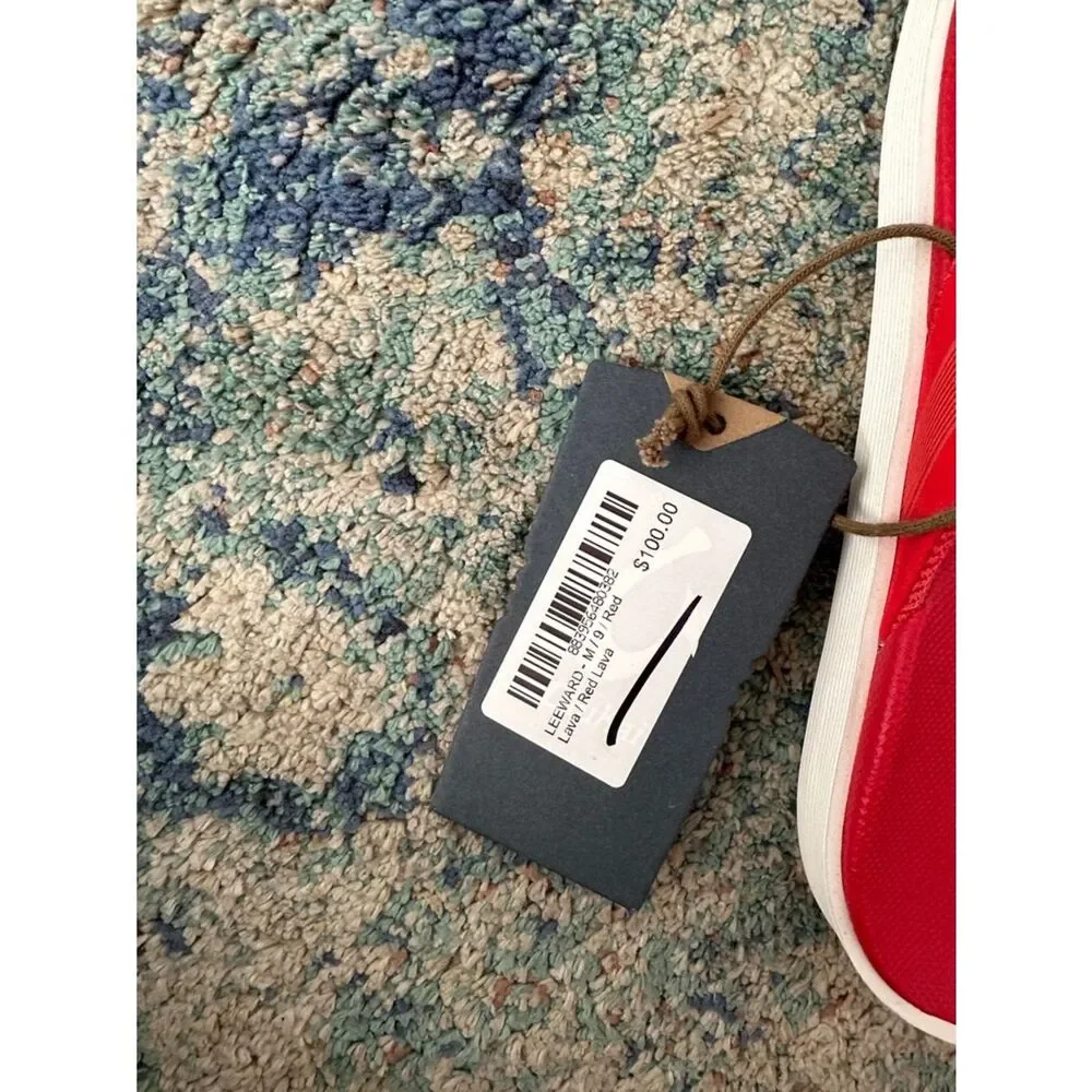 NWT OluKai Leeward Red Flip Flop Sandals